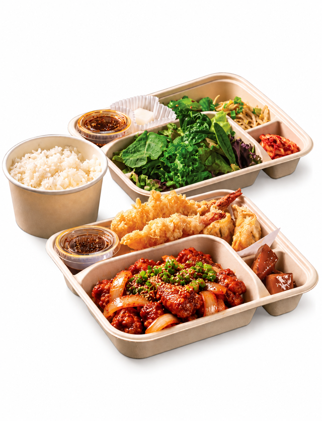 Spicy Pork Box.