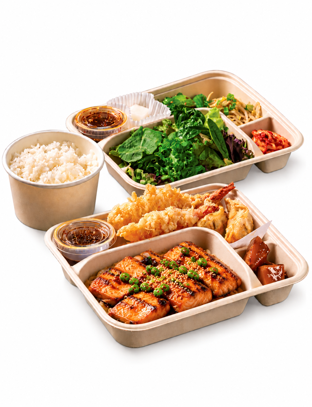 Salmon Teriyaki Box.