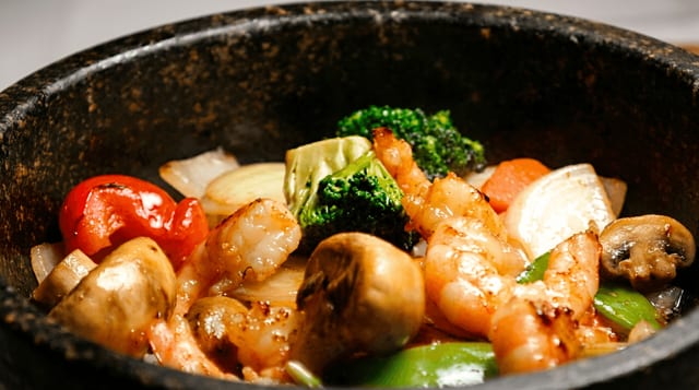 Shrimp Veggie Bowl.