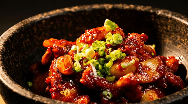 Spicy Pork Bowl.