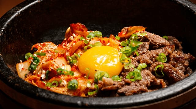 Beef Kimchi Bowl.